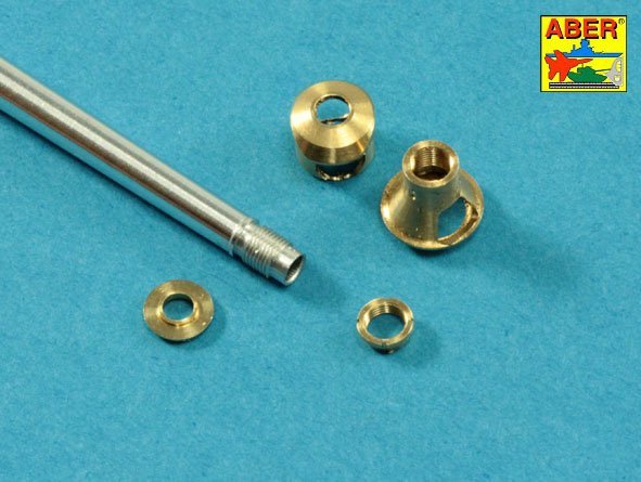 Aber 35L-045N German 75mm Barrel for Pak40 - middle model 1/35 – immagine 12