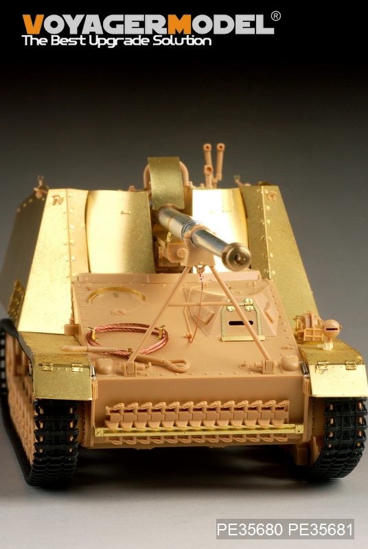 Maquette Voyager PE35680 Sd.Kfz. 164 Nashorn B allemand de la Seconde Guerre mondiale, canon inclus (pour TAMIYA 35335), échelle 1/35  – image 5