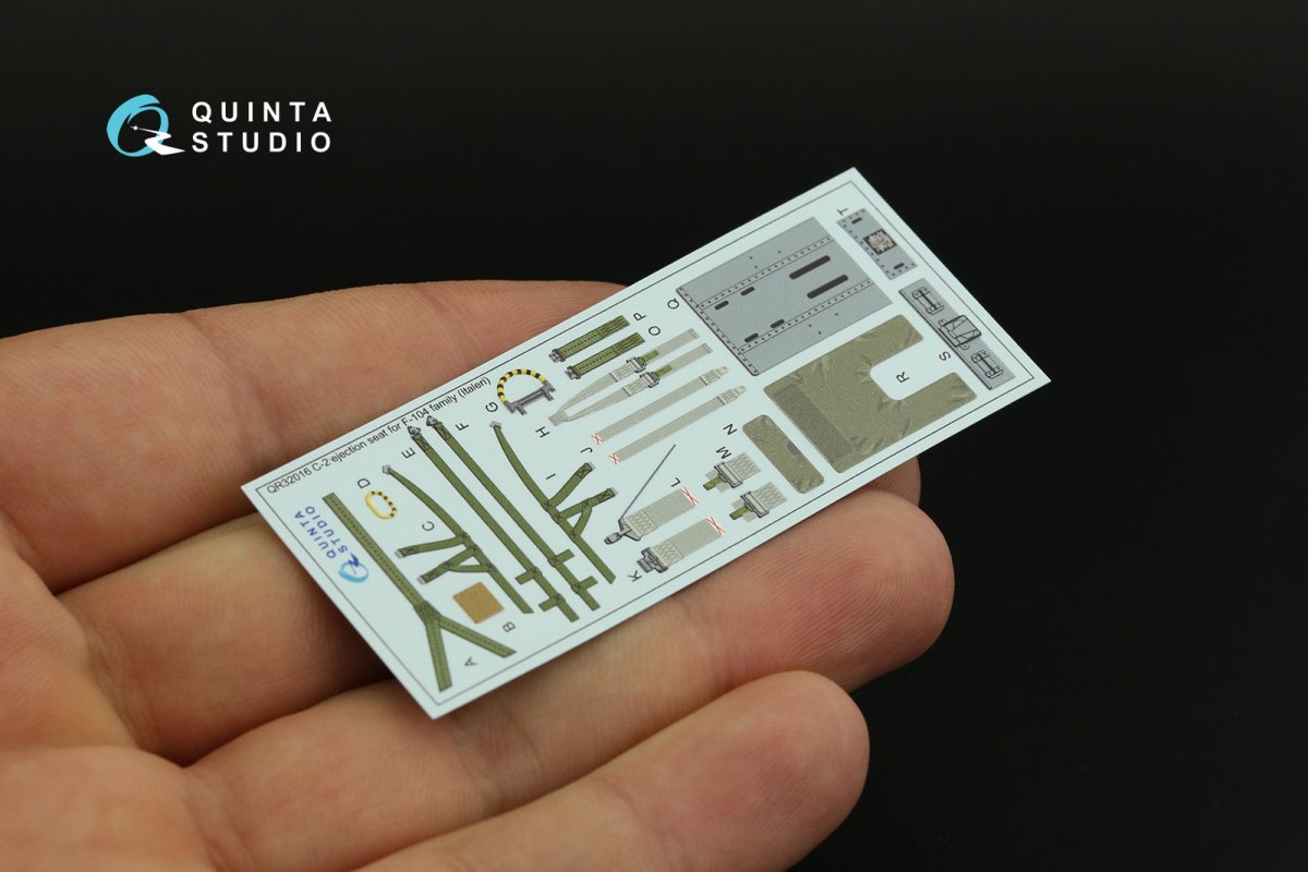 Quinta Studio QR32016 C-2 seat for F-104 family (Italeri) 1/32 – immagine 4