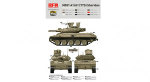 Rye Field Model 5020 M551A1/ A1TTS SHERIDAN 1/35 – immagine 3