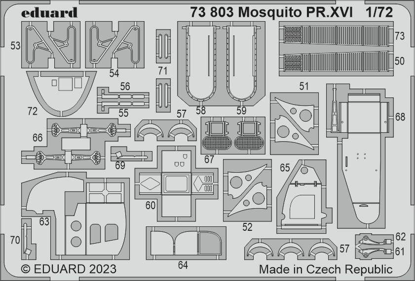 Eduard 73803 Mosquito PR. XVI AIRFIX 1/72 – Bild 2