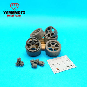 Yamamoto YMPRIM21 Advan Racing GT 4 18&amp;quot; + Tyres 1/24 – immagine 2