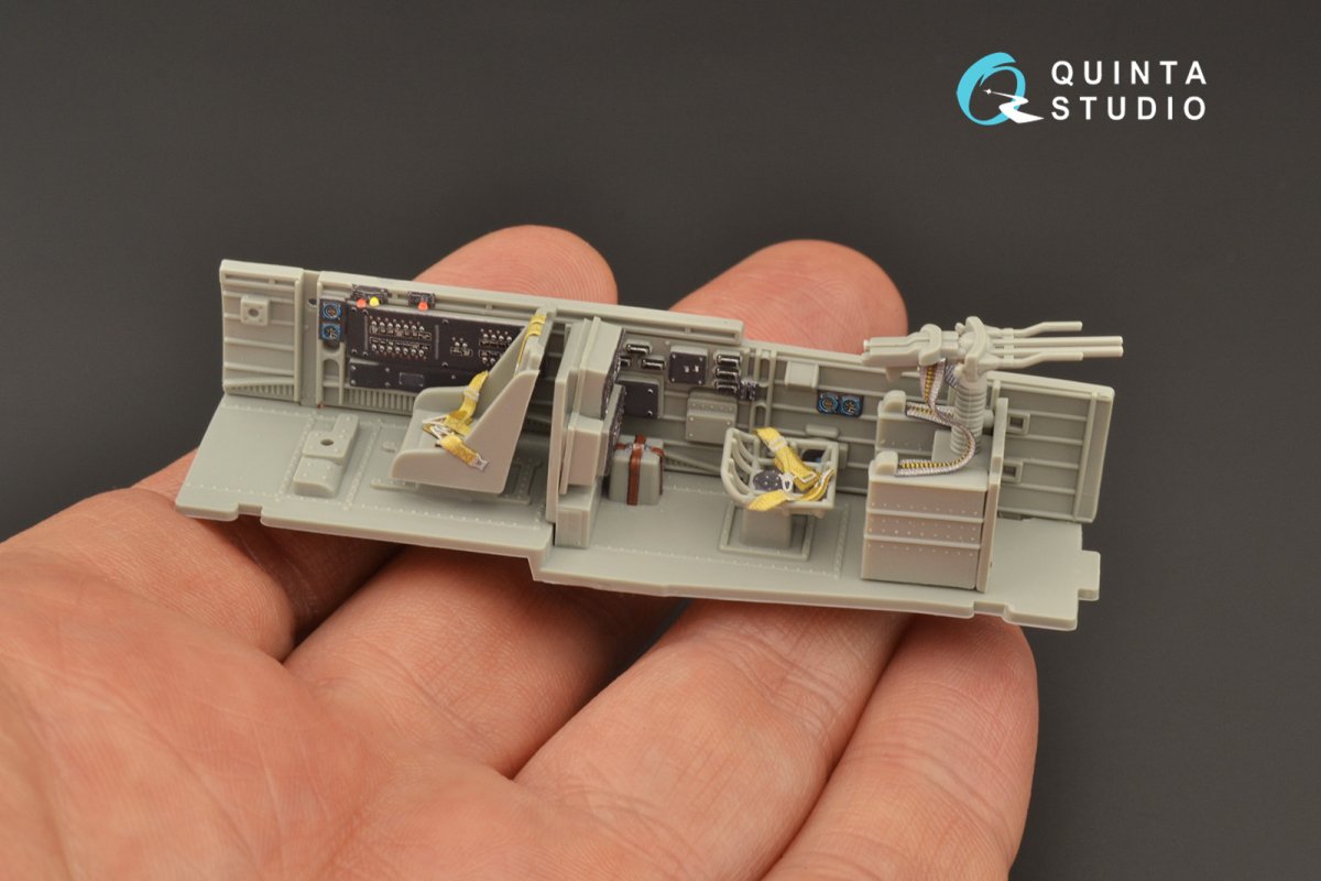 Quinta Studio QD48207 Ju 87D/G 3D-Printed &amp;amp; coloured Interior on decal paper ( Italeri ) 1/48 – immagine 5