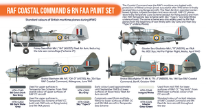 Hataka HTK-CS49 ORANGE LINE – RAF Coastal Command &amp;amp; RN FAA paint set 6x17ml – Bild 3