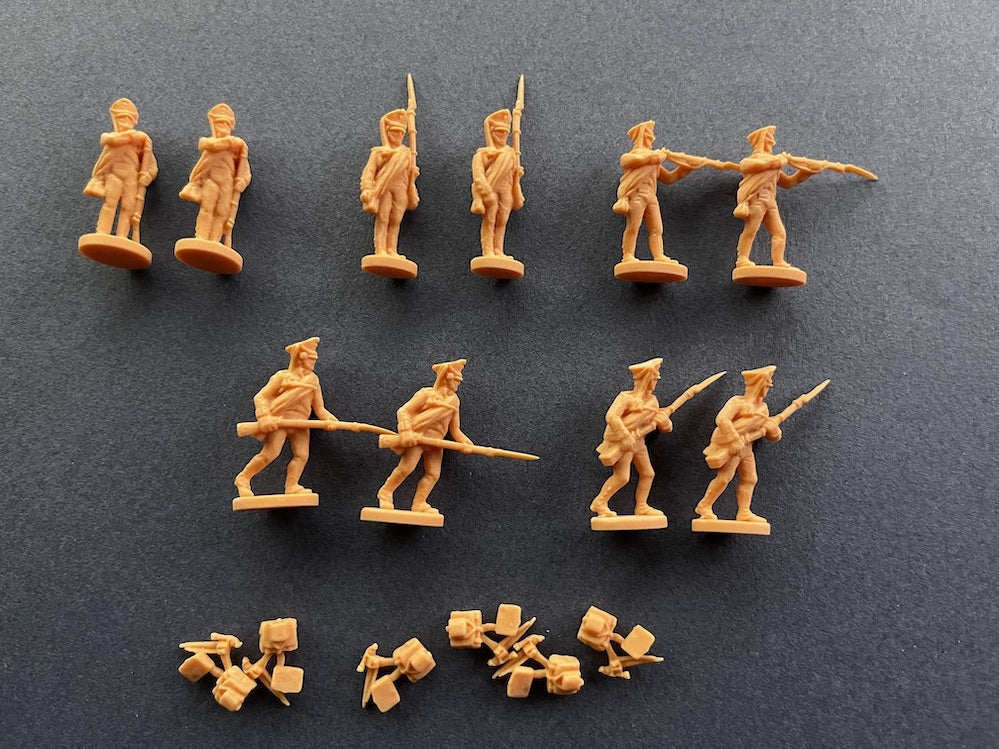 Hat 8351 Napoleonic Russian Infantry - Action (40 Figures) 1/72