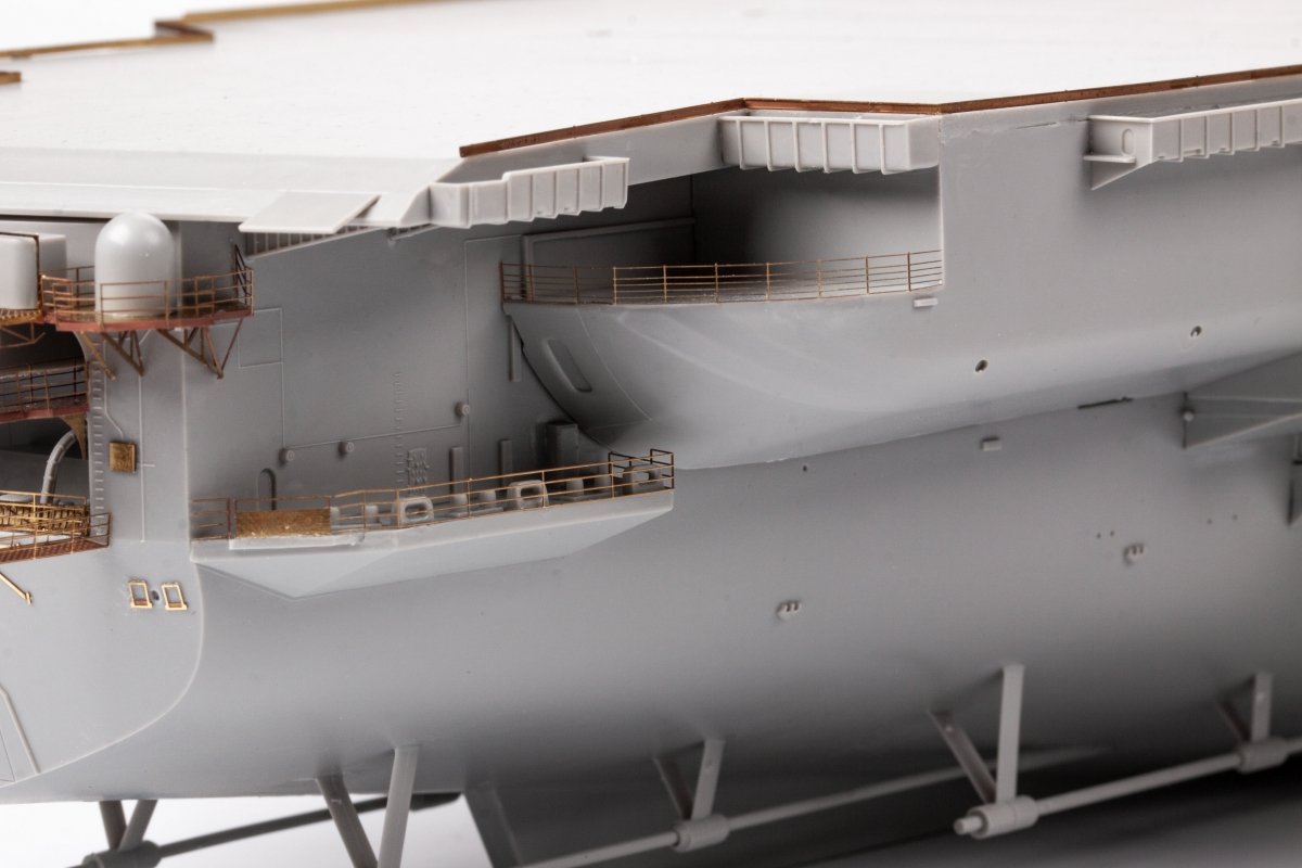 Eduard 53283 USS Constellation CV-64 part 3 - railings &amp;amp; safety nets TRUMPETER 1/350 – immagine 8