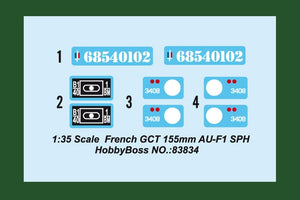 Hobby Boss 83834 French GCT 155mm AU-F1 SPH 1/35 – Bild 4