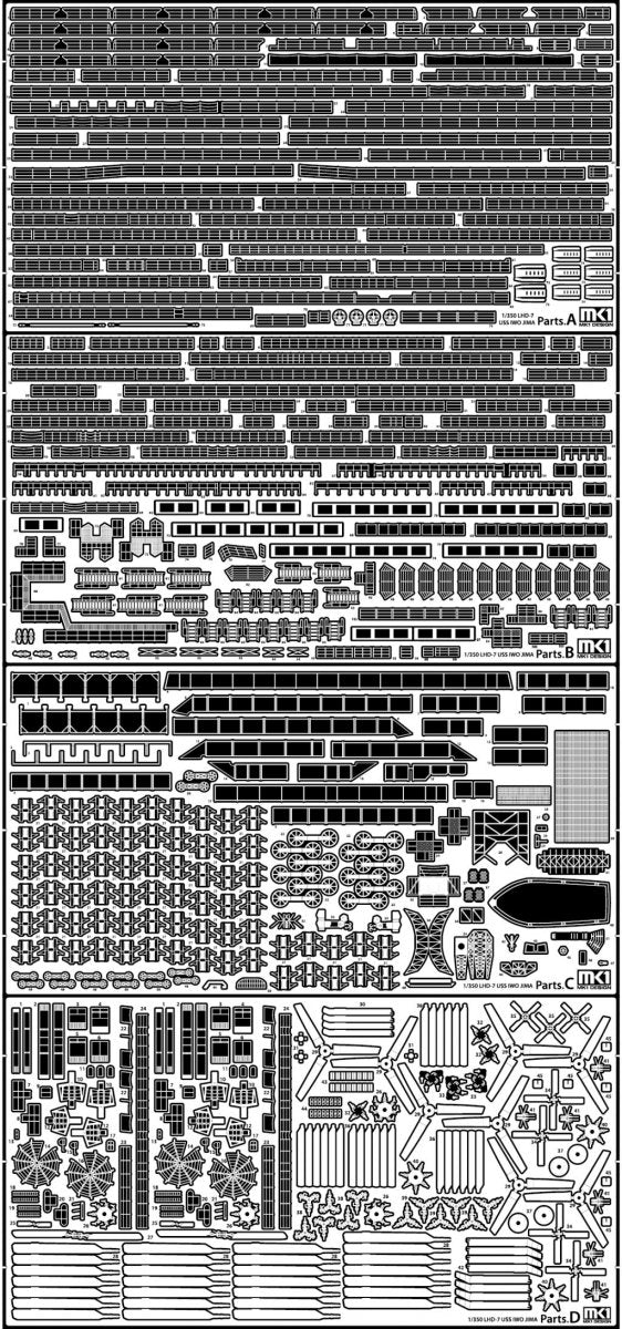 MK1 Design MS-35035 IWO Jima Detail-UP 1/350 – Bild 2