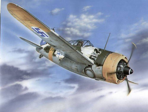 Specjal Hobby 32004 239 Buffalo Taivaan Helmi sur la Finlande (1/32)