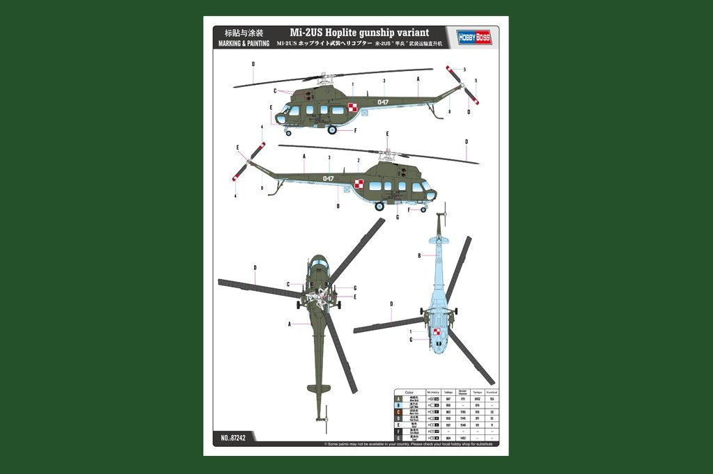 Hobby Boss 87242 Mi-2US Hoplite gunship variant 1/72 – Bild 3