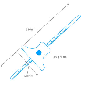 Modelcraft PGA6601-A Depth Gauge &amp;amp; Angle Finder (150mm) – image 2