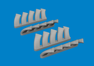 Eduard 6481073 Mosquito exhaust stacks PRINT TAMIYA 1/48
