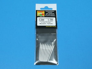 Aber 350L-09 Ensemble de 9 canons de 460 mm pour les navires japonais Yamato et Musashi (1/350) – image 5