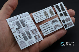 Quinta Studio QD48019 Yak-52 3D-Printed &amp;amp; coloured Interior on decal paper (ARK) 1/48 – Bild 3