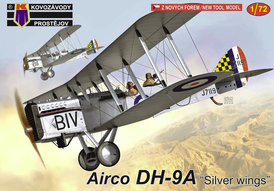 Kovozavody Prostejov KPM0312 Airco DH-9A “Silver wings” 1/72