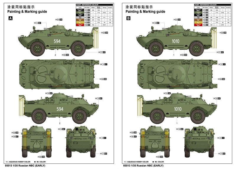 Trumpeter 05513 Russian NBC EARLY 1/35 – immagine 3