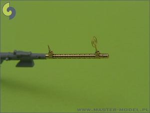 Master AM-32-013 Mitrailleuse d&amp;#39;avion allemande MG 15 - canons tournés et viseurs photogravés (2 pièces) (1/32)  – image 4