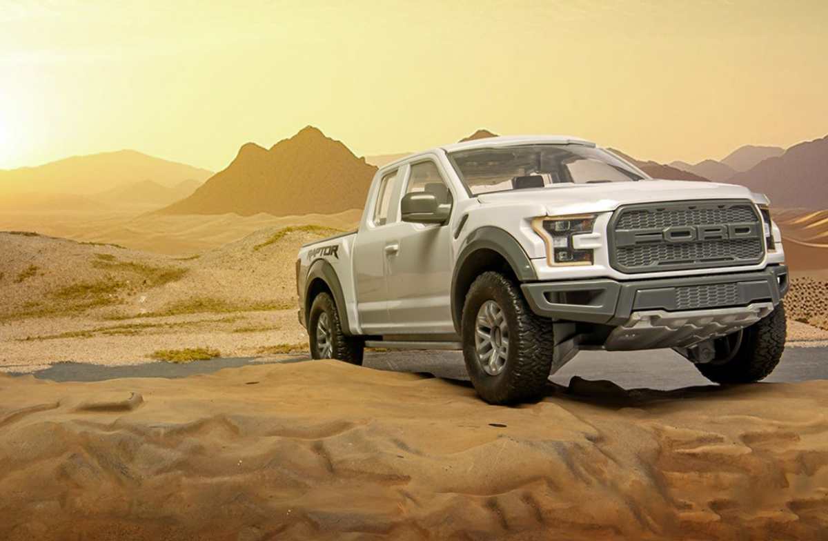 Airfix 6053 QUICKBUILD Ford F-150 Raptor - Gray – image 10