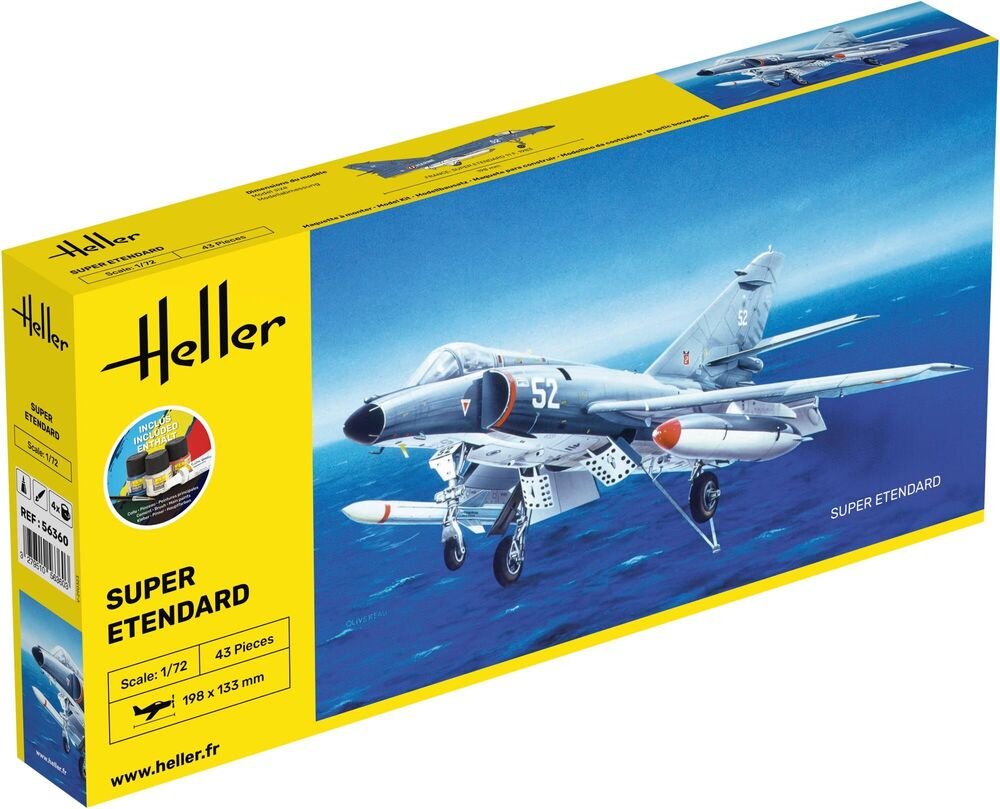 Heller 56360 Super Etendard - Kit de Démarrage 1/72