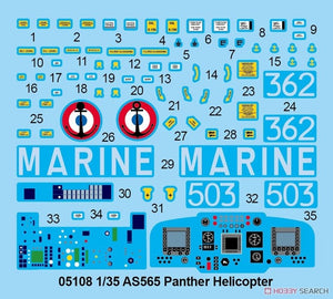 Trumpeter 05108 AS565 Panther Helicopter 1/35 – immagine 8