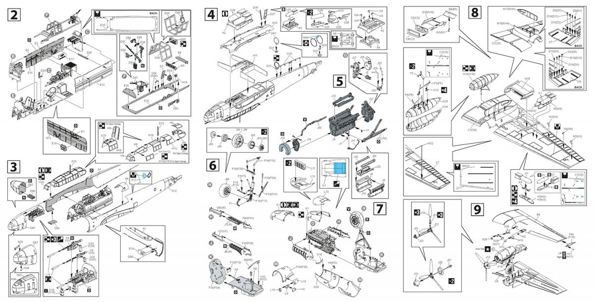 Hobby 2000 32008 Messerschmitt Bf 110 E ( Dragon + Cartograf + Mask ) 1/32 – imagen 3