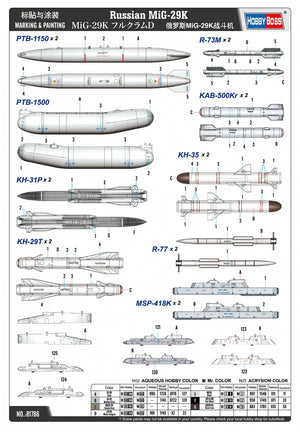 Hobby Boss 81786 Russian MiG-29K 1/48 – imagen 8