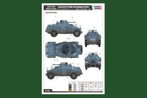 Hobby Boss 83815 German Sd.Kfz.222 Leichter Panzerspahwagen (1st Series) 1/35 – Bild 2
