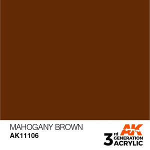 AK Interactive AK11106 MAHOGANY BROWN – STANDARD 17ml