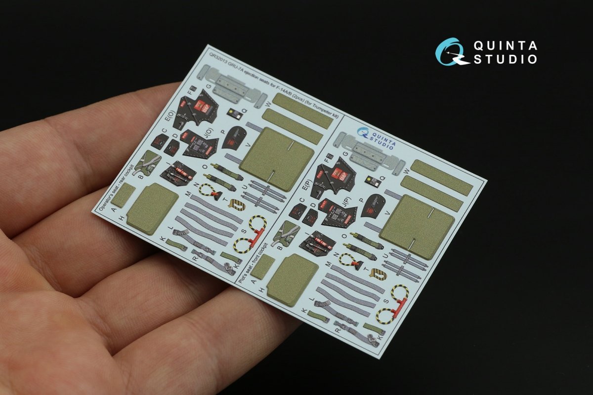 Quinta Studio QR32013 GRU-7A ejection seats F-14A/B (2 pcs) ( Trumpeter ) 1/32 – immagine 12