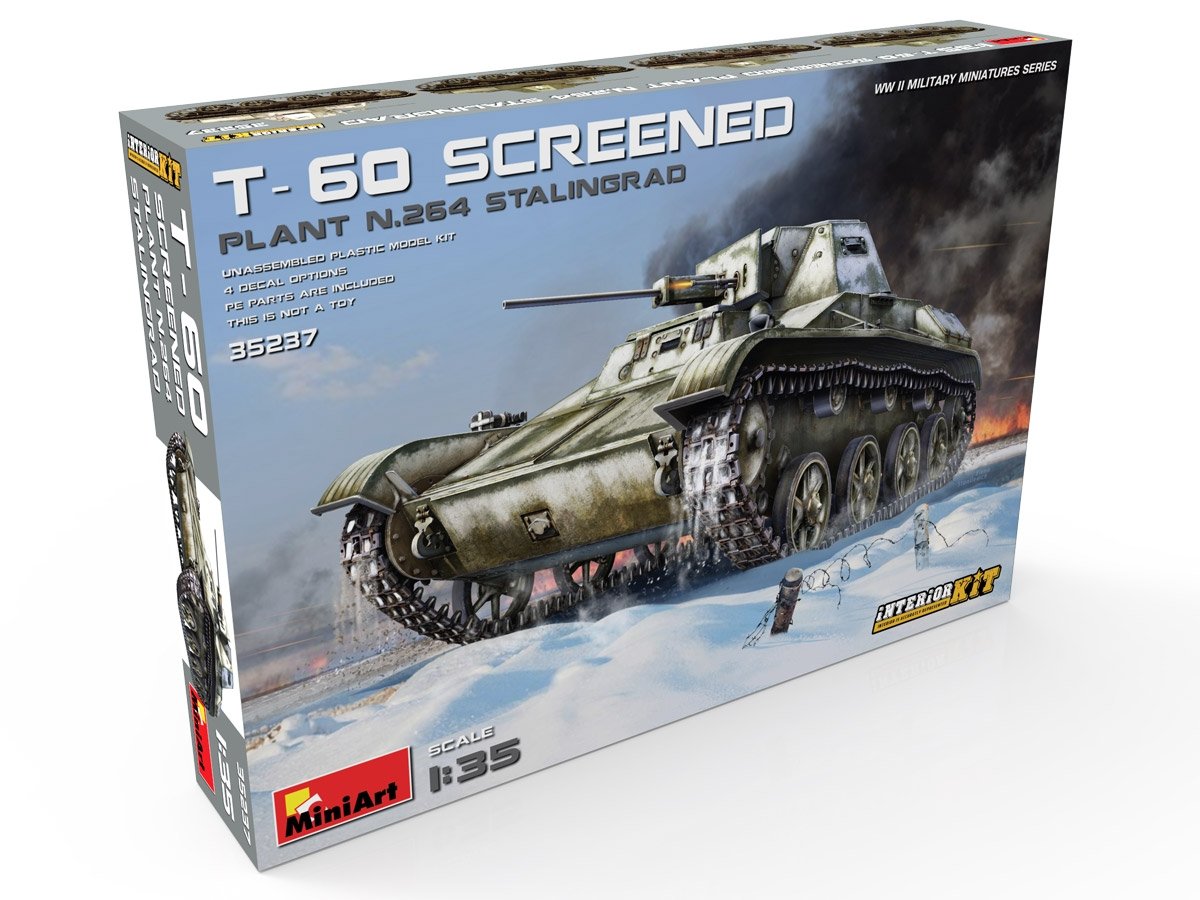 MiniArt 35237 T-60 SCREENED (PLANT NO.264 STALINGRAD) INTERIOR KIT 1/35 – immagine 2