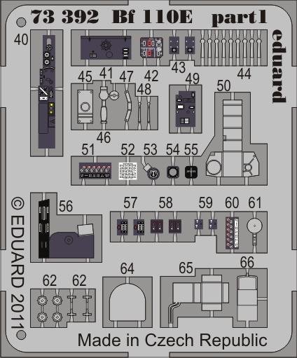 Eduard 73392 Bf 110E S. A. 1/72 AIRFIX – zdjęcie 2