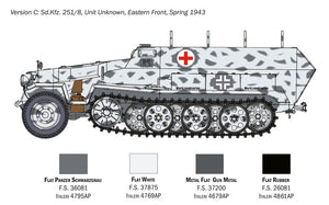 Italeri 7077 Sd.Kfz. 251/8 AMBULANCE 1/72 – Bild 5