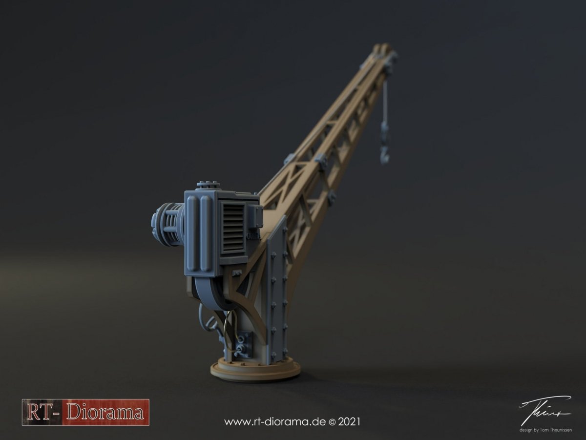 RT-Diorama 35678 4to. Elektrical Port Crane 1/35 – imagen 5