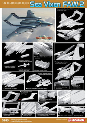 Cyber Hobby 5105 Sea Vixen FAW.2 1/72 – immagine 2