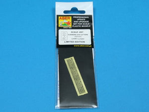 Aber R-03 Numbers and letters (1,0mm) – immagine 3