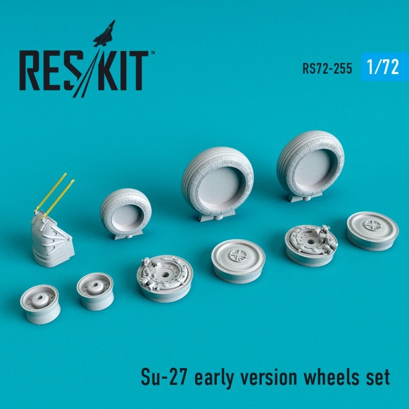 RESKIT RS72-0255 Jeu de roues Su-27 version initiale 1/72