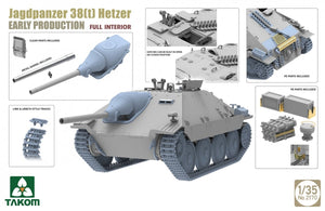 Takom 2170 Jagdpanzer 38(t) Hetzer Première production Intérieur complet 1/35 – image 2