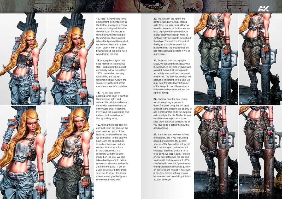 AK Interactive AK520 Learning 12 Painting Female Figures English – immagine 8