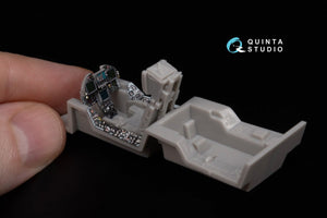 Quinta Studio QDS-48302 F/A-18C late 3D-Printed &amp;amp; coloured Interior on decal paper (Hasegawa) (Small version) 1/48 – Bild 8