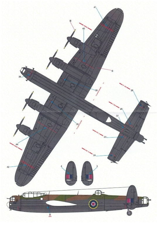 Techmod 72166 Avro Lancaster B Mk. I 1/72 – immagine 6
