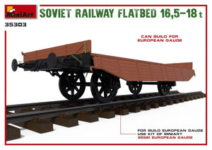 MiniArt 35303 Soviet Railway Flatbed 16,5-18t 1/35 – Bild 7