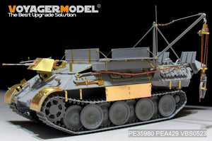 Maquette Voyager PE35980 Bergepanther Ausf.A allemand de la Seconde Guerre mondiale (type tardif, porte-outils Panther G) - Base pour TAKOM 2101 au 1/35 – image 2