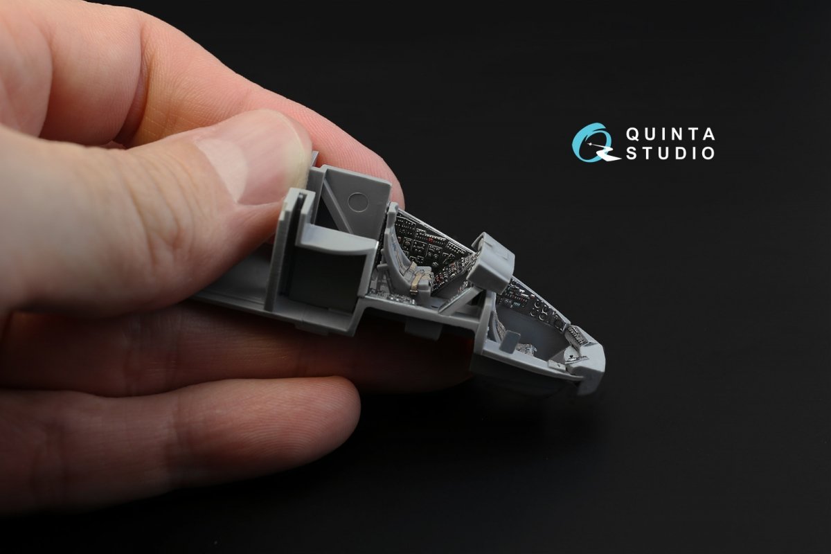 Quinta Studio QD72019 Mi-24V NATO 3D-Printed &amp;amp; coloured Interior on decal paper (for Zvezda kit) 1/72 – immagine 3