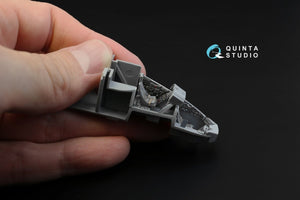 Quinta Studio QD72019 Mi-24V NATO 3D-Printed &amp;amp; coloured Interior on decal paper (for Zvezda kit) 1/72 – immagine 3