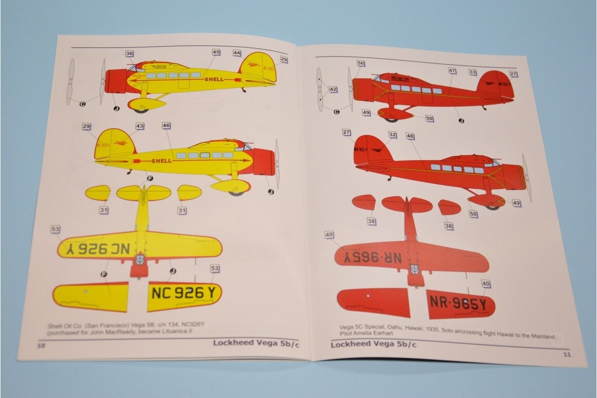 Dora Wings 48024 Lockheed Vega 5C 1/48 – immagine 6