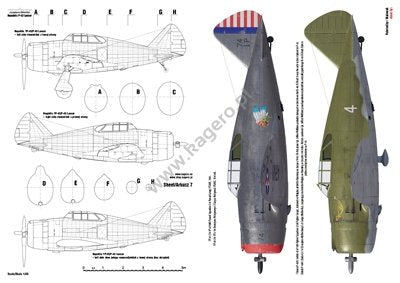 Kagero 7122 Republic P-43 Lancer EN/PL – image 3