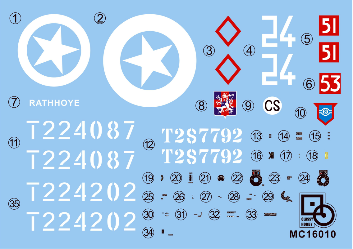 Classy Hobby MC16010 British Stuart VI M5A1 1/16 – zdjęcie 2