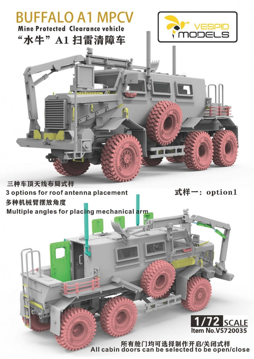 Vespid Models VS720035 US Buffalo MPCV 1/72 – immagine 6