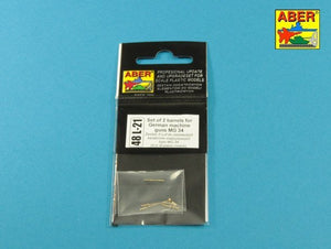 Aber 48L-21 Set of 2 barrels for German machine guns MG34 1/48 – immagine 8