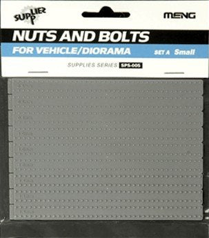 Ensemble d&amp;#39;écrous et de boulons Meng SPS-005, petit (1/35)